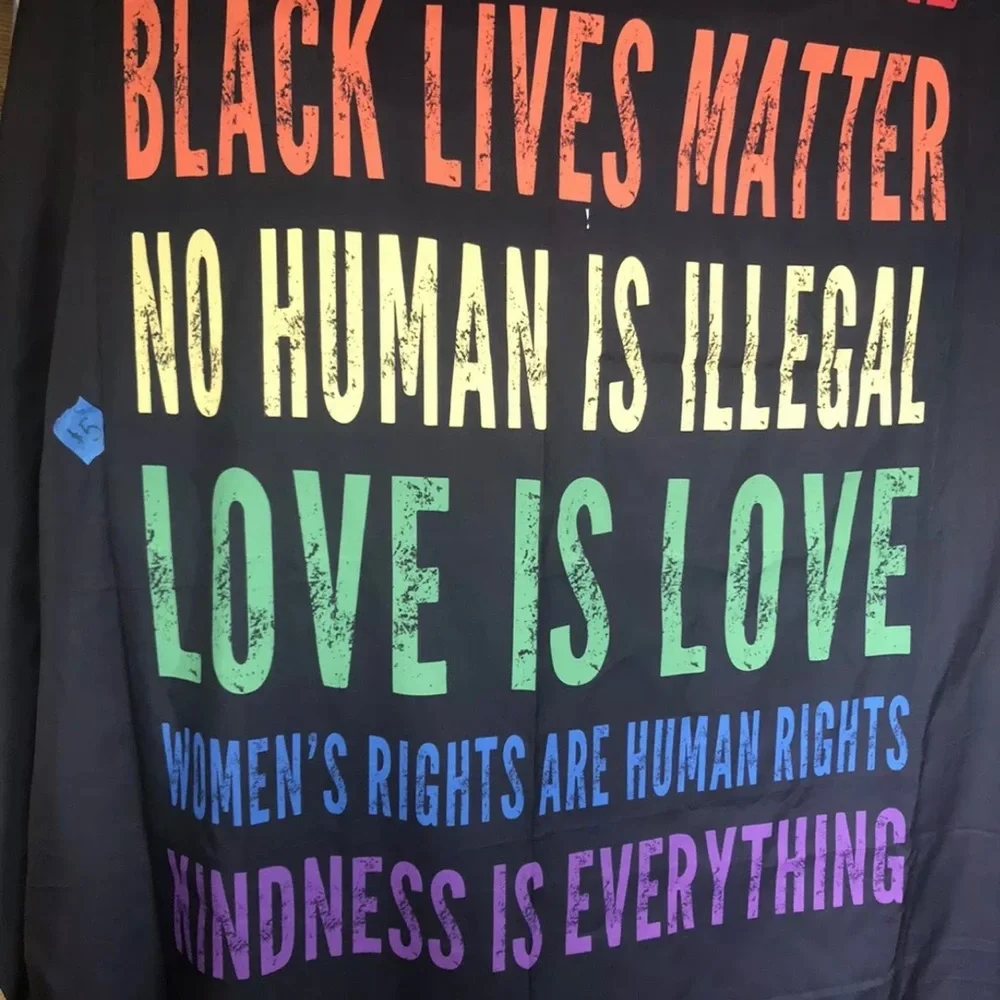 Black Lives Matter curtain